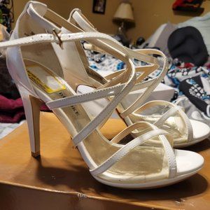 Dove white heels